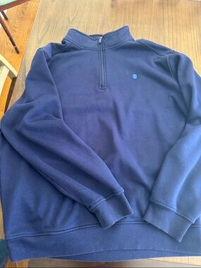 Izod Navy Blue Quarter-Zip Pullover